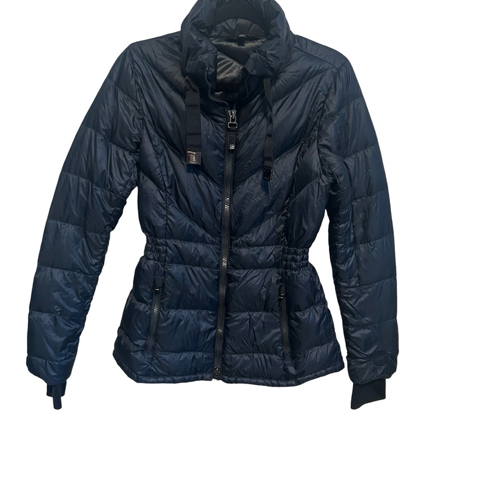 Athleta Midnight Blue Puffer Jacket Goose Down